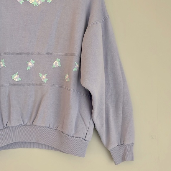 Vintage Lady Footlocker purple sweater small - Picture 4 of 5
